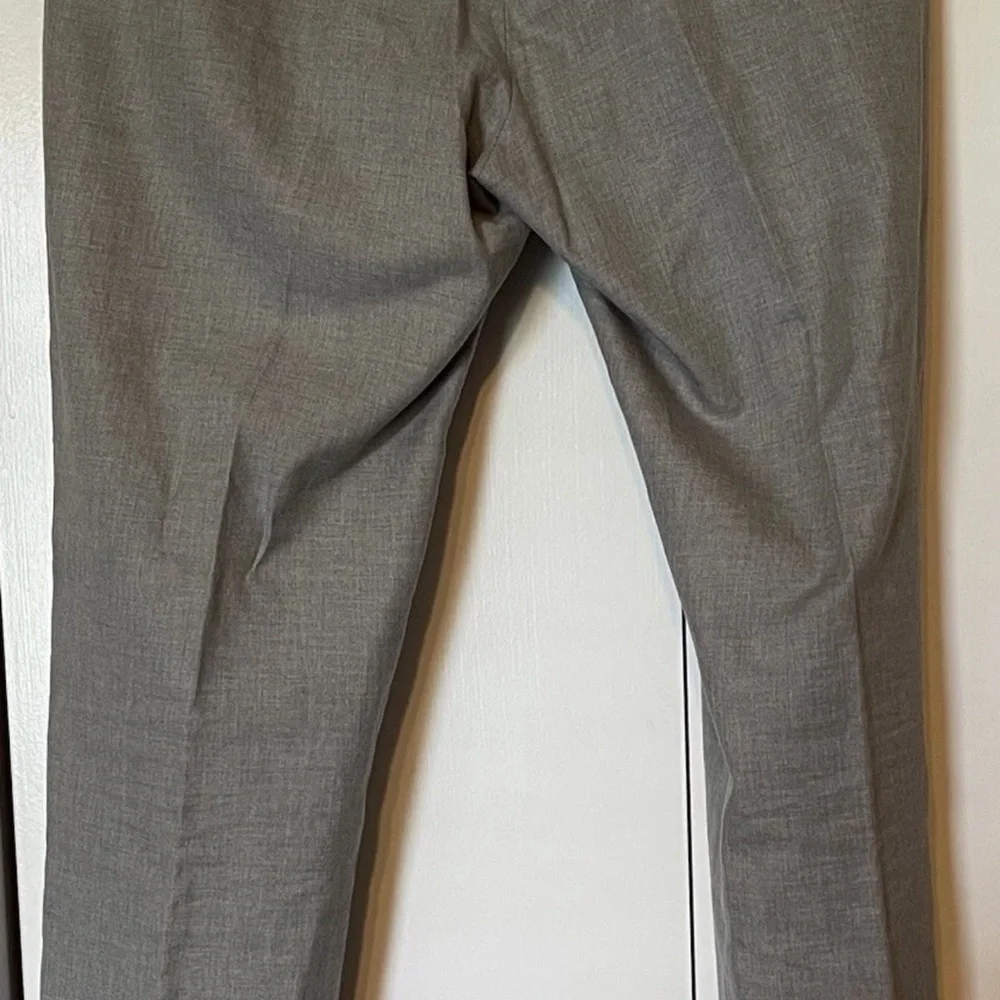 J.Crew Bowery Mens Pants 34x32 Slim Fit Stretch Chinos Gray Cotton Office Preppy